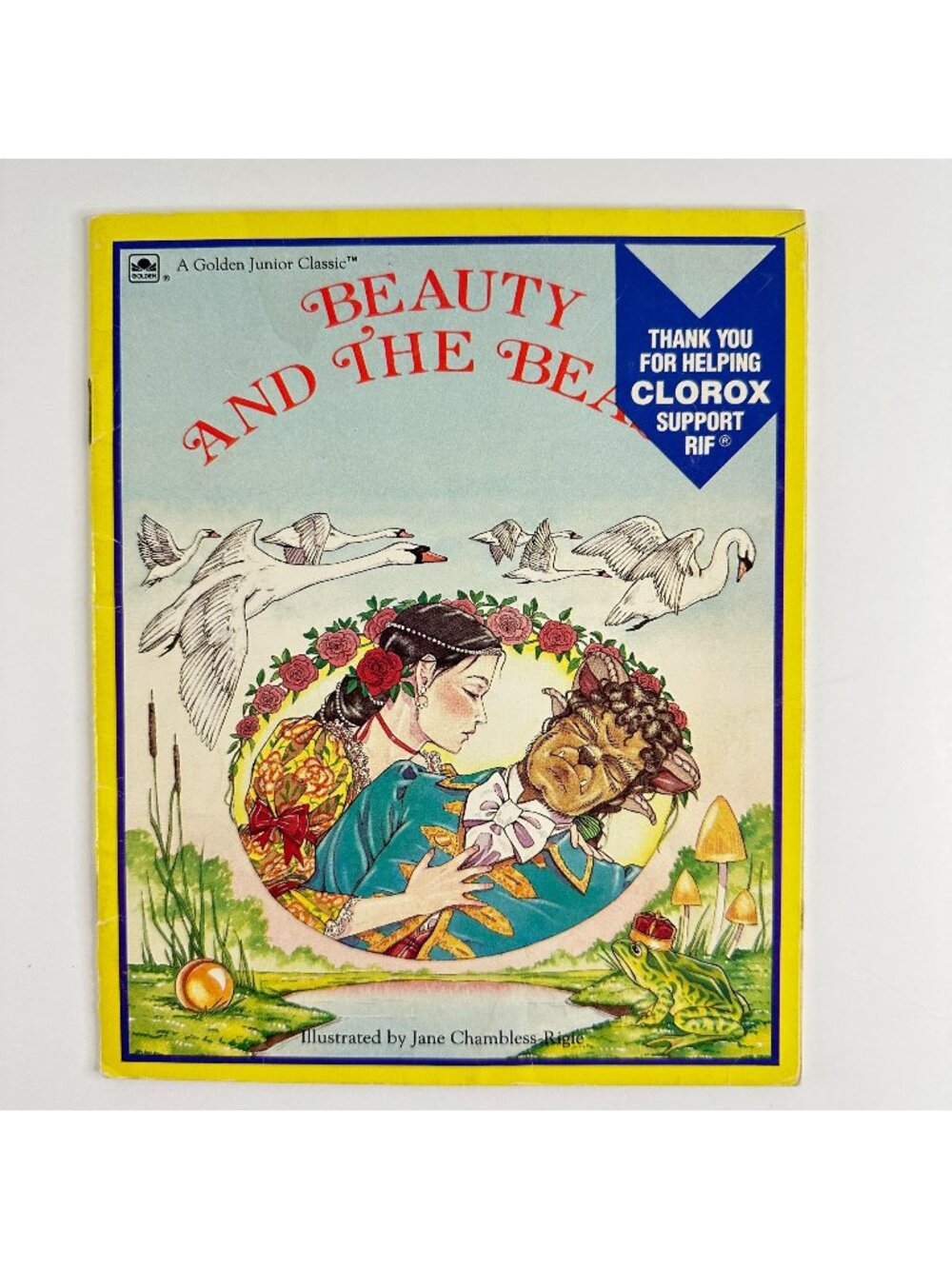 2/$6 1986 Beauty and the Beast book, Clorox, A Golden Junior Classic